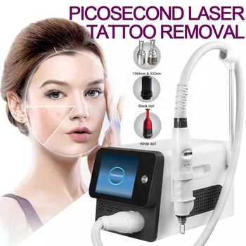 Kaasaskantav Picosecond Tattoo Eemaldamine Laseriga Masin Q-Võta ND-Yag micro laser pigmendi eemaldamine micro laser akne remova
