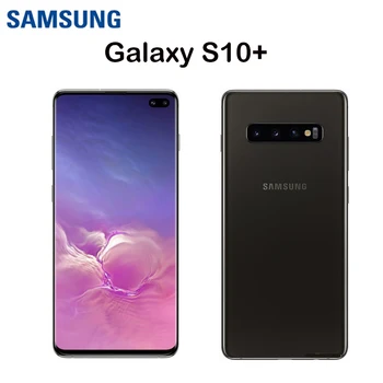 Samsung Galaxy S10+ G975U Lukustamata mobiiltelefon 6.4 Tolli 8GB RAM 128GB ROM Snapdragon 855 Okta Core Dual SIM NFC-Nutitelefoni