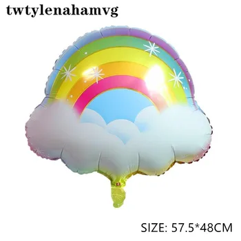 Uus Ilus Vikerkaar Pilv Foolium Ballon Sünnipäeva Pulm Tarvikud Teenetemärgi Heelium Õhupallid, Päikest Poiss, Tüdruk Mänguasi