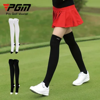 Pgm Golf Naiste Sokid Suvel Kõrge Elastne Põlve Sokid/sukad Slim Slim Paksenenud Rätik Alt