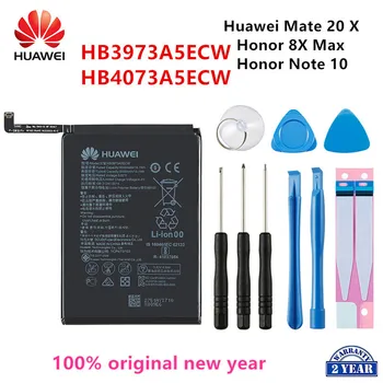 100% Orginaal Huawei HB3973A5ECW HB4073A5ECW 5000mAh Aku Puhul HUAWEI Honor 8X Max/Au Märkus 10 /Mate 20X 20 X EVR-AL00+Tööriistad