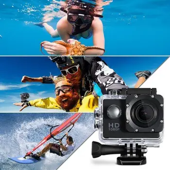 Kuum Veekindel Kaamera 1080P HD 32GB Sport Väljas Sukeldumine Jalgratas, Videokaamera, Kaamera Mini DV Video Camera12MP SJ4000 Jaoks Gopro