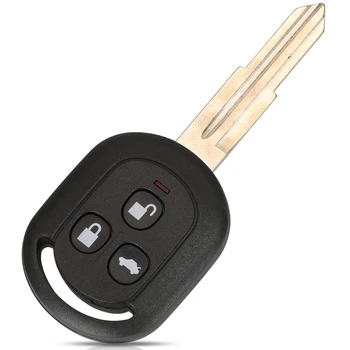 jingyuqin 10tk jaoks Chevrolet Lacetti Daewoo Nubira Remote Auto Key Shell Juhul Fob 3 Nööpi Lihvimata DWO4R Tera Asendamine