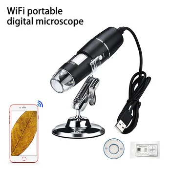 1000X Digitaalne usb Mikroskoop, Wifi Mikroskoop, Luup Kaamera 8LED w/Stand for Android, IOS iPhone iPad Digitaalne Mikroskoop