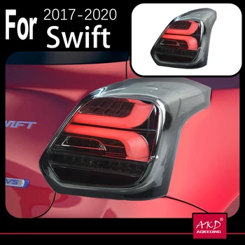 AKD Auto Stiil Suzuki Swift Saba Kerge 2017-2019 Swift Sport LED Saba Lamp LED PÄEVATULED Signaali Pidur, Tagurpidi auto Tarvikud