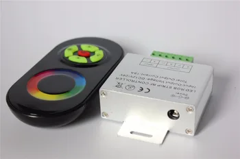 Magic Dream Värvi RGB LED Kontroller,DC12,24V 5 Võtmed Alumiiniumist kest RF Touch RGB kontroller led riba,seina tuled