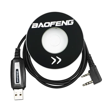 Baofeng USB Programmeerimine Kaabel Draiveri CD UV-5RE UV-5R Pofung UV-5R uv5r 888S UV-82 UV-10R kahesuunaline Raadio Walkie Talkie