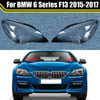 Auto Esi-Esitulede Kate Esilaterna Lambivarju Lampcover Auto Pea Lamp Valgust Klaasist Objektiiv Kest BMW 6 Seeria F13 2015 2016 2017