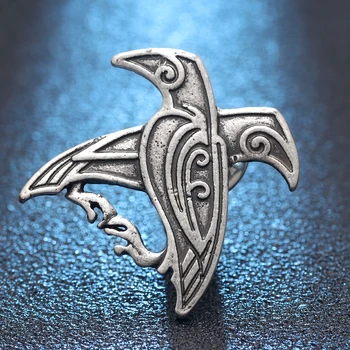 Norse Viking Odin on Rongad Ripats Sõle Pin-Viking line Põhjamaade Talisman Lucky Ehted