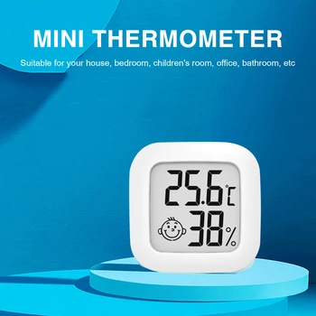 2 in 1 Digitaalne Termomeeter Hygrometer Mini Temperatuuri/Niiskuse Mõõtja Kodus Seina Hygrothermograph Siseruumides Väljas