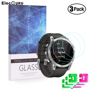 3 Pack Garmin epix (Gen 2) Smartwatch Karastatud Klaasist Ekraan Kaitsja 9H Kõvadus kriimustuskindel Anti-Purunema Valvur