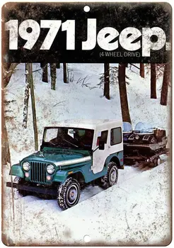Jeep esivedu Tina Märk Vintage Raua Maali Seina Dekoratiivsed Trend Populaarne Plakat Käsitöö Kunst Baar-Kohvik-Kauplus Kodu Garag