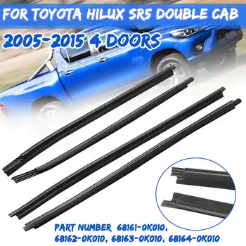 Toyota HILUX Hilux SR5 Double Cab 4Doors 2005-2015 Auto Weatherstrip Väljaspool Akna Ilm Ribad Vormimise Sisekujundus Tihend Vöö