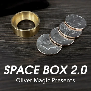 Ruumi Kast 2.0 Oliver Magic Coin Ilmuvad, Kaovad Magia Mustkunstnik lähedalt Trikk, Illusioon Trikke Mentalism Naljakas Magica Silinder
