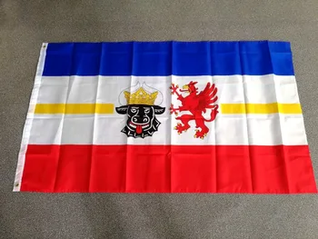 FLAGLAND 90x150cm saksamaa riigi Mecklenburg-Vorpommern lipp