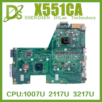 KEFU X551CAP ASUS X551CA F551CA X551C Sülearvuti Emaplaadi F551CA Emaplaadi Koos I3-3217U 2117U 1007U 2GB/ 4GB Test Töötavad 100%
