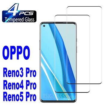 2/4tk Karastatud Klaas Oppo Reno 3 Pro Reno 4 Pro Reno 5 On Pro Leida X3 Neo Screen Protector Glass Film