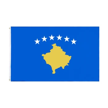 3x5ft Tasuta Kohaletoimetamine Stock Tehases Trükitud Kosova Kosovo Lipp