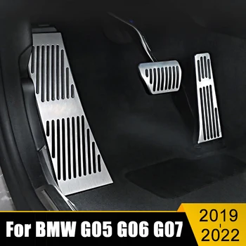 BMW X5 X6 X7 G05 G06 G07 IX IX5 Alumiinium Auto Jalatugi Pedaal Gaasi-Piduri Pedaalid Kate Sisekujundus Juhul Padjad Tarvikud