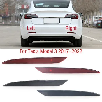 Näiteks Tesla Model 3 Model3 2017-2022 Auto Tagumine Põrkeraud Piduri Tuli Saba Stop Suunatulede Reflektor Hoiatus Fog Lamp Shell