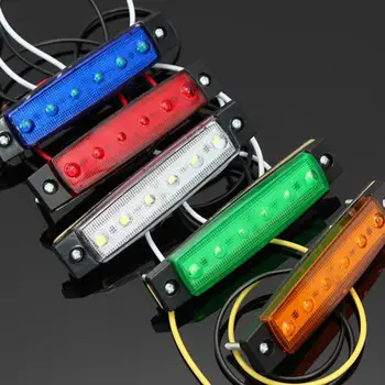 6 LED-Veoauto Pool Kerge Avarii Veoauto Haagise gabariidituled 24V Näitaja Hoiatus Lamp Signaali Led Tuled Auto Veekindlad Lambid