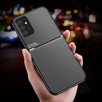 Magnet Telefon Case For Samsung Galaxy A72 A71 A7-2018 A9-2018 A9S A71 A32 A30S Luksus Nahast Kate Galaxy A22 A21S A30