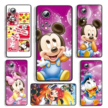 Piilupart Donald Mickey Mouse armas poiss Huawei Honor 60 SE 50 30i 20 10i 10X 10 9X 9C 9A 8A Lite Pro Must Silikoonist Telefoni Puhul