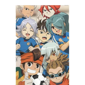 Custom Anime Inazuma Eleven Kõrge Silk Canvas Poster Print Filmi Pilt Elutoa Seina Decor Seina Art Plakatid Home Decor