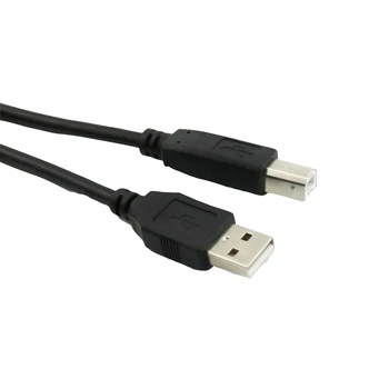 10x USB 2.0 Type A Male - > USB 2.0 B Male Plug Skanner, Printer Pistik Kaabel 30cm/1ft Must
