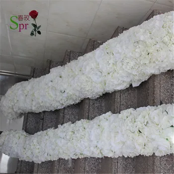 SPR Kõrge kvaliteedi 1m/2m/palju pulm lill seina etapil või taustaks dekoratiivsed hulgi-kunstlik lill tabel keskpunkt