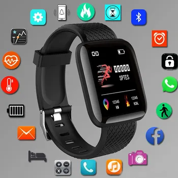 Digitaalne Smart Sport Watch Meeste Kellad Led Elektrooniline Käekell Naistele Bluetooth Mees Fitness Sõnum Südame Löögisageduse Keha Magada Kid