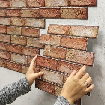 10tk 3D-kolmemõõtmeline Seina Kleebis isekleepuvad Köök, Vannituba PVC Veekindel Mosaiik Plaat Kleebis Kodu Kaunistamiseks