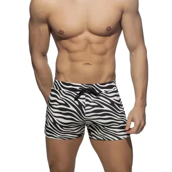 Meeste Uus Zebra Print Boxer Ujuda lühikesed Püksid Euroopa-Ameerika Mood Seksikas Madal Vöökoht lühikesed Püksid Suvel Rannas Surfata Kiire Kuiv Supelrõivad