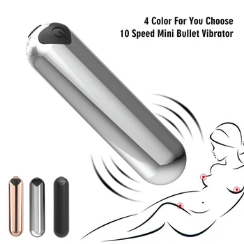 Laadimine USB 16 Kiirust Mini Bullet Dildo Vibraatorid Tupe, Päraku-Massager Naissoost Täiskasvanud Sugu Mänguasjad, Naiste Kliitori Stimulaator