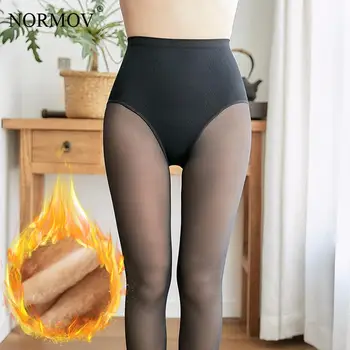 NORMOV Paksud Säärised Naiste Push Up Kõrge Vöö-Kõhu Talvel Soe Leggins Naiste Sexy Slim Fitness Leggins Mujer